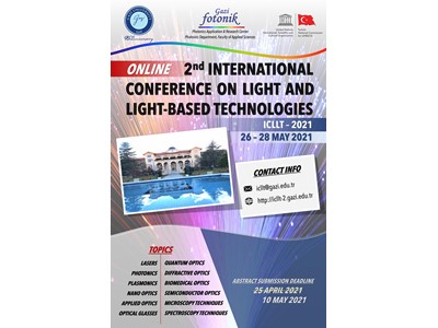 "Lıght and Lıght -Based Technologıes" Uluslararası Konferansı, 26-28 Mayıs 2021