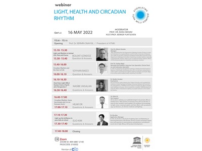ATMK WEBINARı : "LIGHT, HELATH and CIRCADIAN RHYTHM" 16 Mayıs 2022